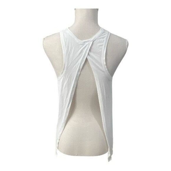 Lululemon White Workout Tank Top Sleeveless Athletic Cross Back Women Size S - Picture 8 of 9